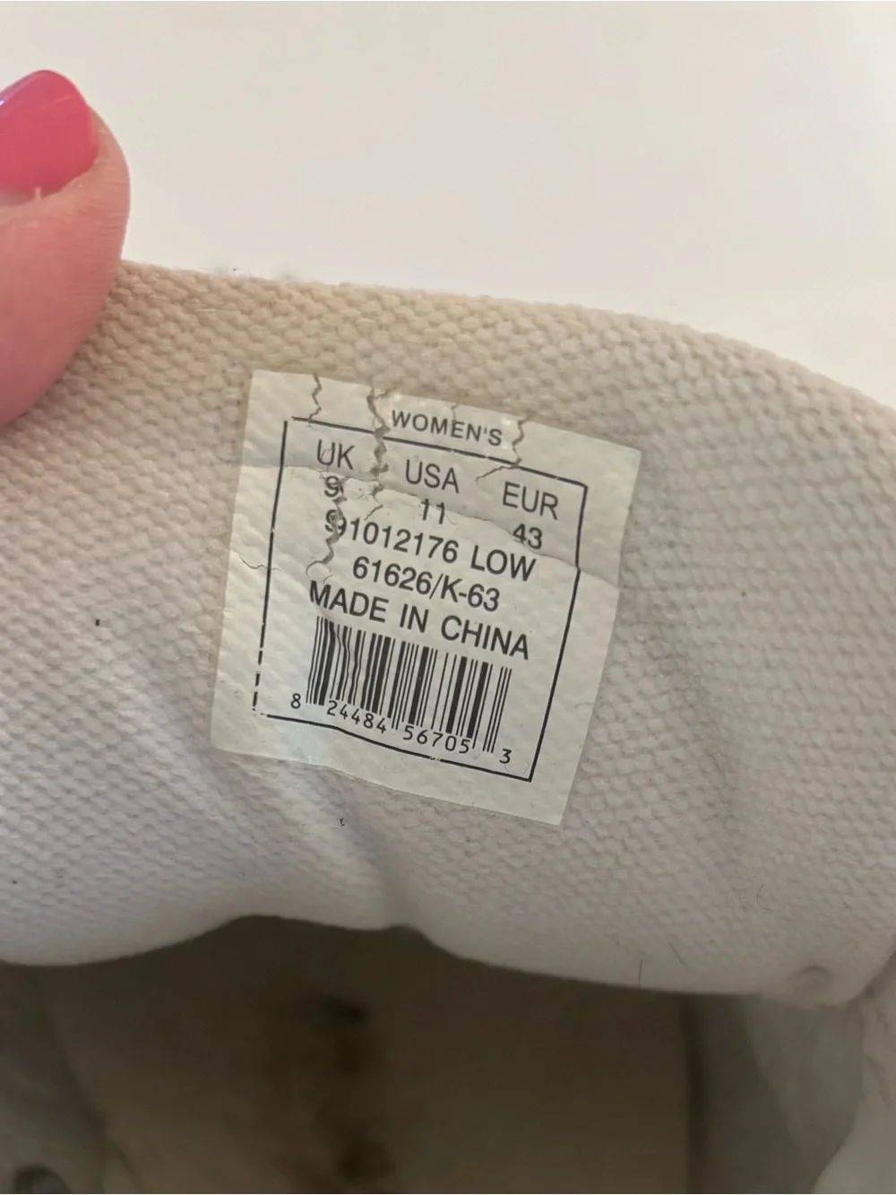 K Swiss women’s White Leather Casual Sneakers